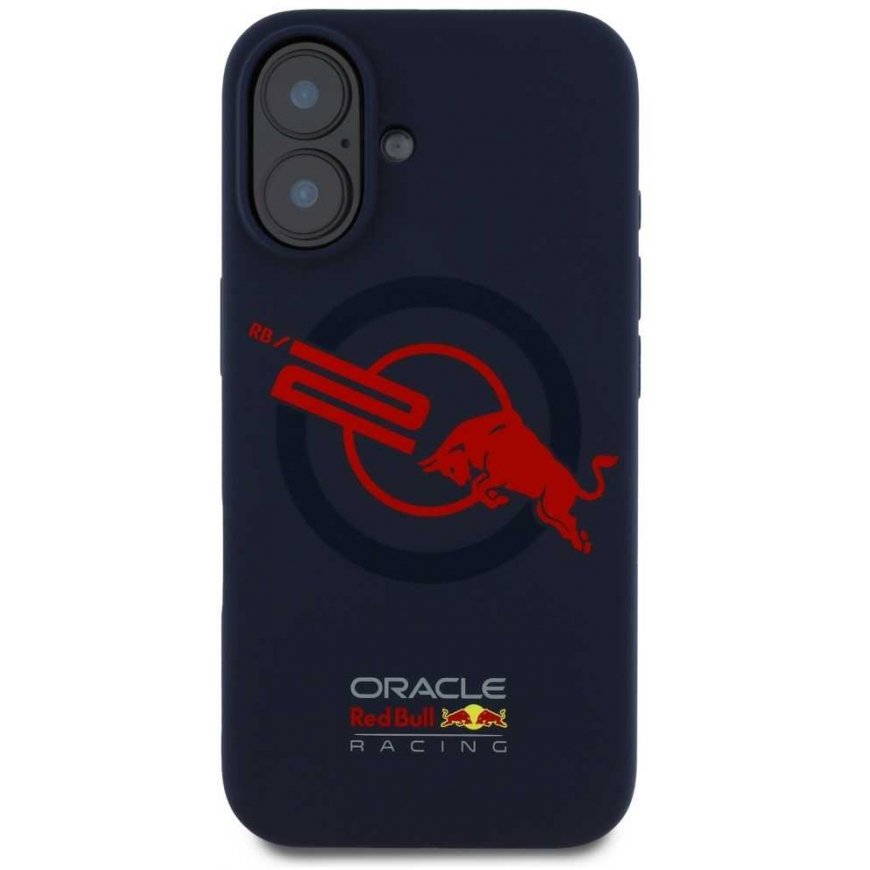 Case Red Bull Red Bull Red Bull HC Silicone ORBR20 Logo Red Lining Apple iPhone 16 MagSafe pomegranate color – 3