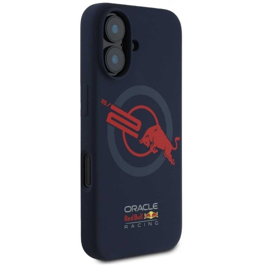 Case Red Bull Red Bull Red Bull HC Silicone ORBR20 Logo Red Lining Apple iPhone 16 MagSafe pomegranate color – 4