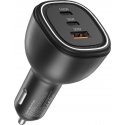 FoneKit Travel 165W, 2 x USB-C + USB-A -autolaturi FoneKit Travel 165W, 2 x USB-C + USB-A -autolaturi