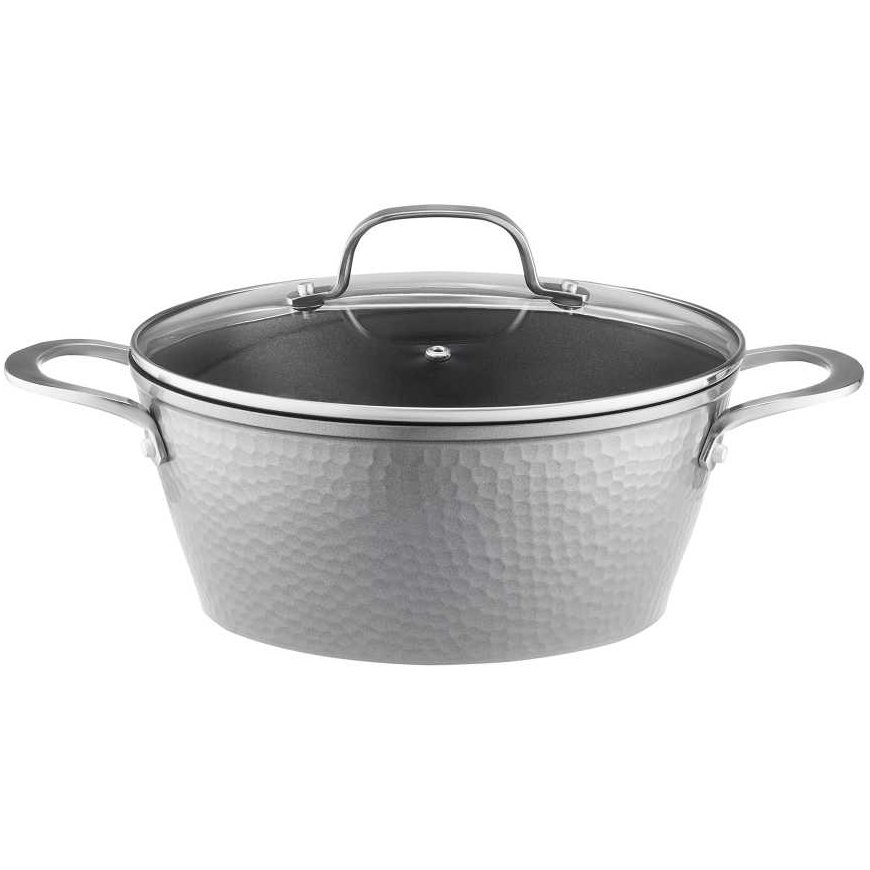 Puodas aluminiowy su pokrywą Bubble 24 cm 3,7 l AMBITION
