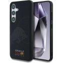 Red Bull Red Bull Red Bull Leather Meshed Debossed Bull MagSafe Samsung Galaxy S25 pomegranate color case