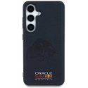 Red Bull Red Bull Red Bull Leather Meshed Debossed Bull MagSafe Samsung Galaxy S25 pomegranate color case