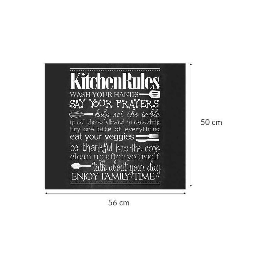 Glass protective plate for KITCHEN RULES stove — large, ZELLER – 3