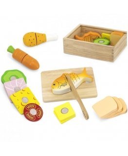 Wooden cutting board set in a box Viga