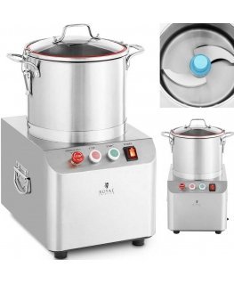 Royal Catering Gastronomie Wolf Slicer for cutting, mincing, chopping meat, vegetables, 1400 rpm, 10 l, 750 W