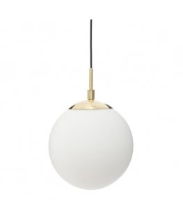 Lamp Round pendant lamp DRIS, white ball, Ø 20 cm