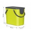Rotho Albula 25 L Rectangular Lime