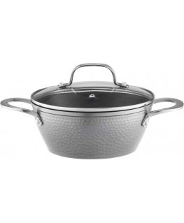 Pot aluminum with cover Bubble 20 cm 2 l AMBITION