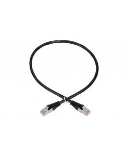 Extralink EX.7584 verkkokaapeli musta 0,5 m Cat5e F/UTP (FTP)
