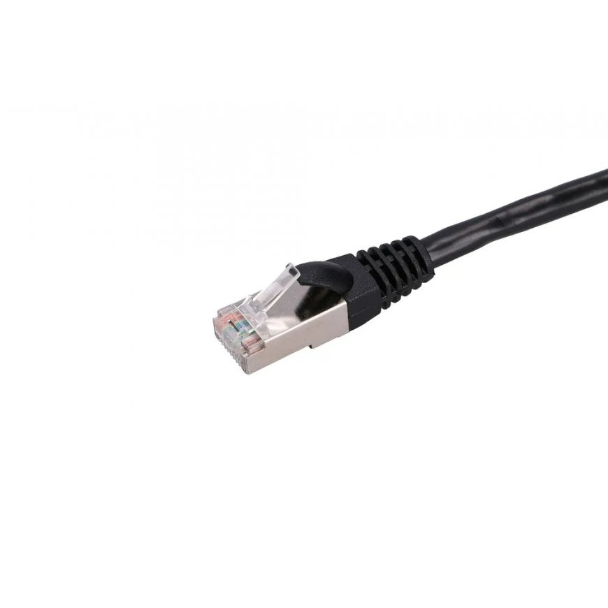 Extralink EX.7584 tīkla kabelis Melns 0,5 m Cat5e F/UTP (FTP) – 2