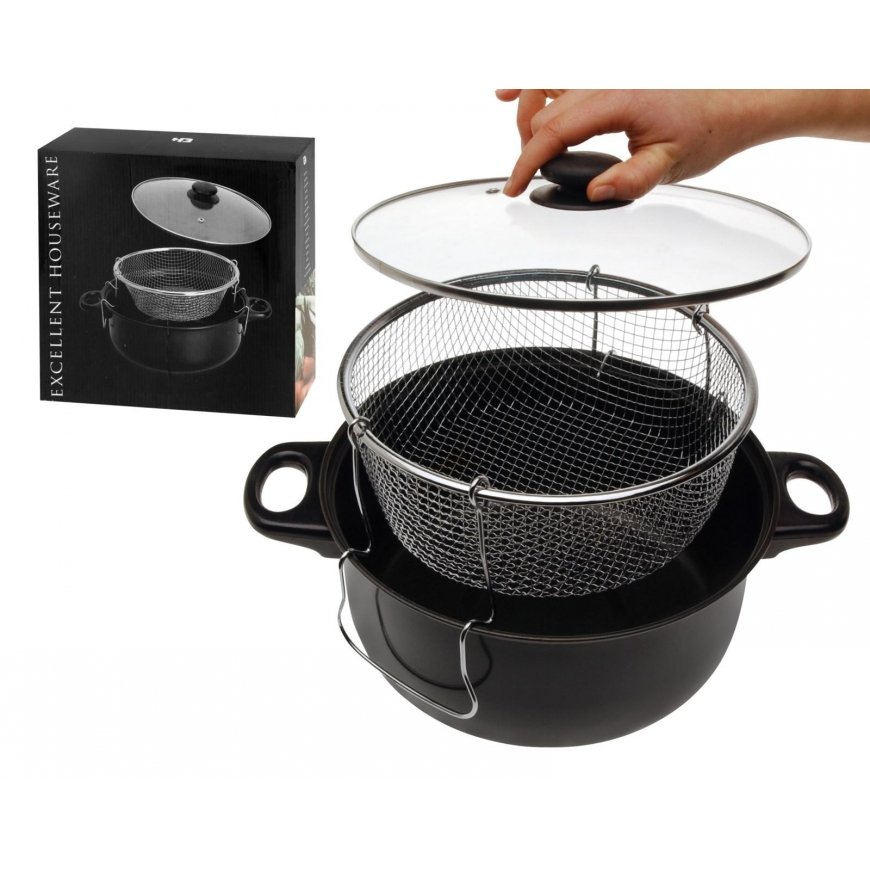 Erinomaiset taloustavarat ranskalaisia perunoita kattila 3,5 l, 26 cm
