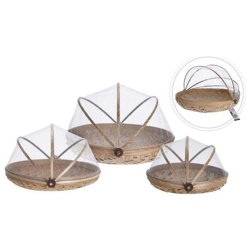 Affek Design Bamboo Bambuko pluošto duonos krepšelis, praktiška virtuvės maisto talpa. – 2