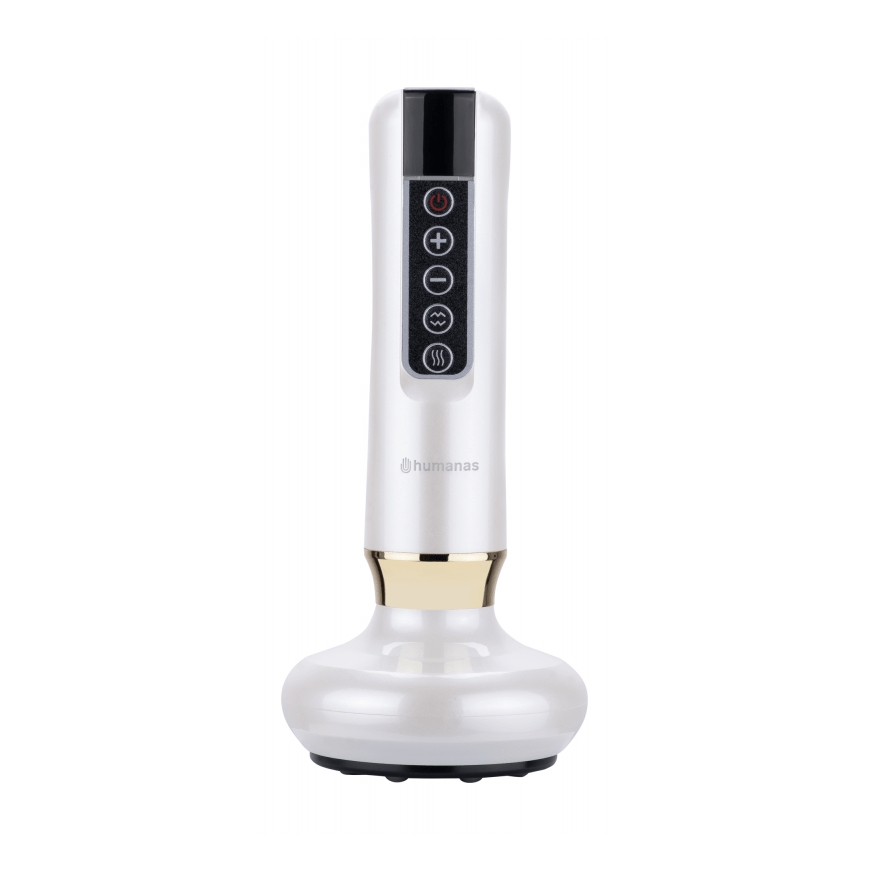 Humanas DermaSmooth Anticellulite Massager with Chinese Cupping Device Function - White