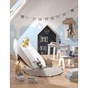 Atmosphera Cottage-shaped black chalkboard with wooden frame is ideal for a children's room Atmosphera Cottage-shaped black chalkboard with wooden frame is ideal for a children's room