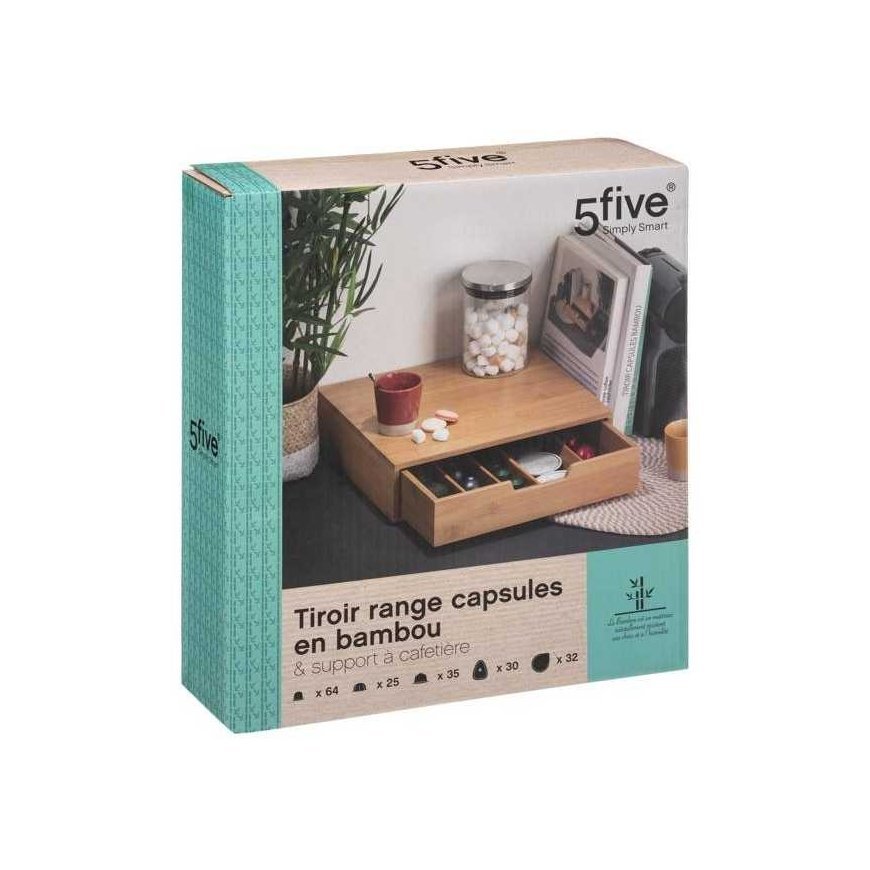 Other Coffee capsule container, bamboo, 1 drawer – 2