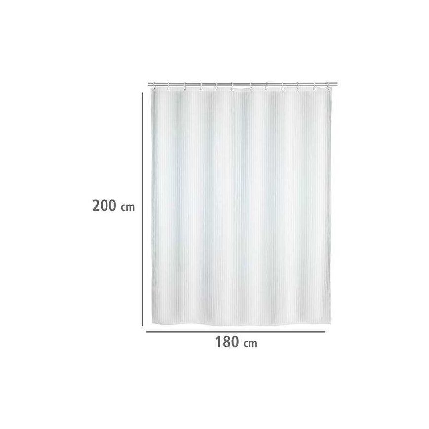Polyesterisuihkuverho vedenpitävä PALAIS + 12 kiinnitysrengasta 200 x 180 cm WENKO – 5