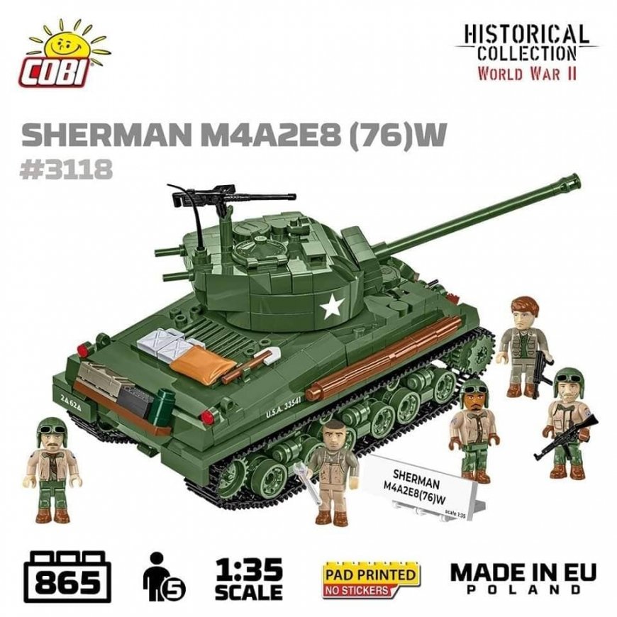 Blocks Sherman M4A2E8 865 blocks