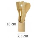 Home Decoration Bamboo Bambu-tarvikesarja, 5 elementtiä, keittiövälineet Home Decoration Bamboo Bambu-tarvikesarja, 5 elementtiä, keittiövälineet