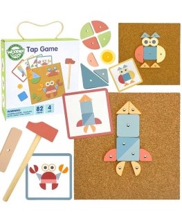 Woopie Wooden forging game with task cards Figures