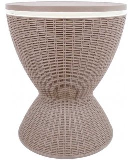 Bar set BELLE 3 in 1, gray plastic