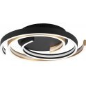 Trio Caya LED ceiling light, 6800 lm, 2300/3000/4000 K, LED 58 W, 50 cm, matt brass Trio Caya LED ceiling light, 6800 lm, 2300/3000/4000 K, LED 58 W, 50 cm, matt brass