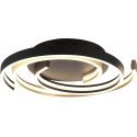 Trio Caya LED lubinis šviestuvas, 6800 lm, 2300/3000/4000 K, LED 58 W, 50 cm, matinis žalvaris Trio Caya LED lubinis šviestuvas, 6800 lm, 2300/3000/4000 K, LED 58 W, 50 cm, matinis žalvaris