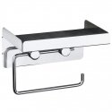 Toilet paper holder with tissue shelf - 2 in 1, WENKO Toilet paper holder with tissue shelf - 2 in 1, WENKO