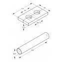 Thermostatic element Danfoss VHX finish, chrome Thermostatic element Danfoss VHX finish, chrome