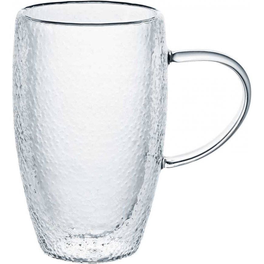 Setti 2 lämpölasia kahvalla Bubble 450 ml AMBITION
