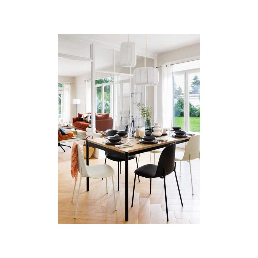 Cotton TOBIE ceiling lamp with cotton shade, Ø 35 cm – 2