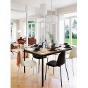 Cotton TOBIE ceiling lamp with cotton shade, Ø 35 cm Cotton TOBIE ceiling lamp with cotton shade, Ø 35 cm