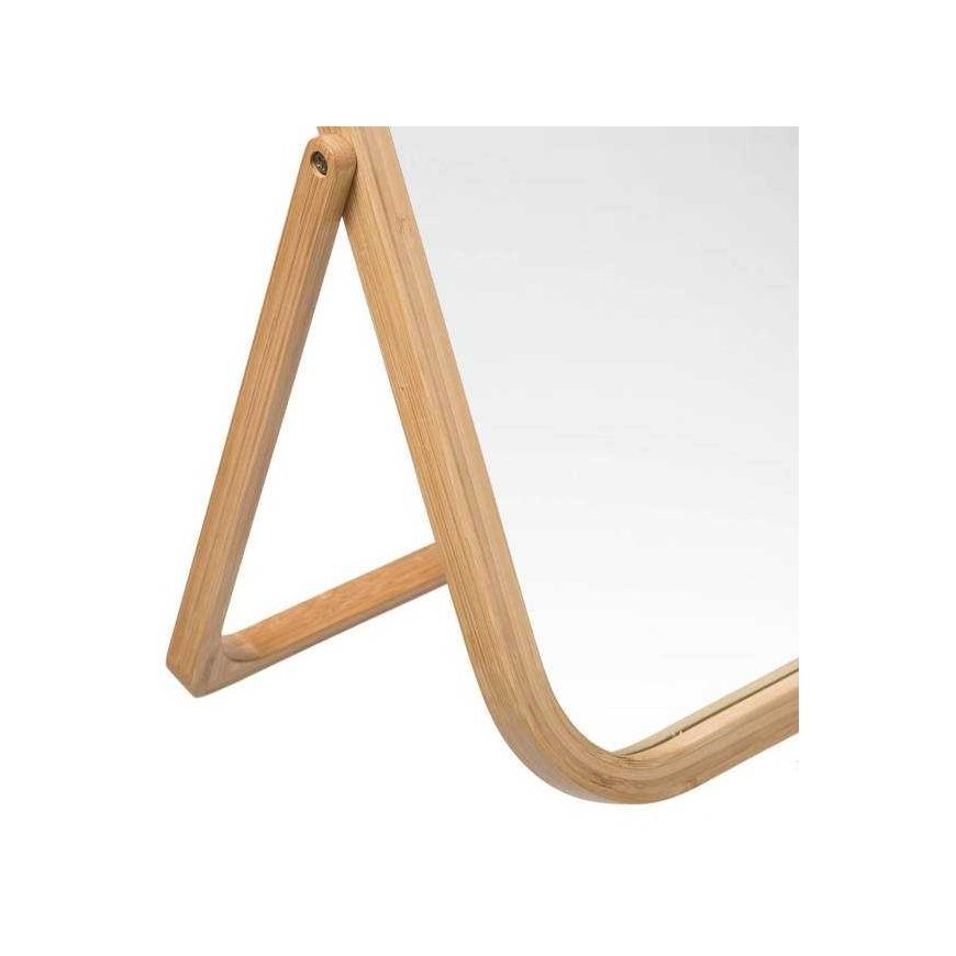 5five Simply Smart Žalias HARMONY kosmetinis veidrodis, 28 x 35 cm, bambukas – 2