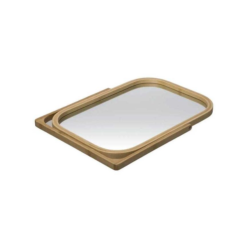 5five Simply Smart Green HARMONY kosmeettinen peili, 28 x 35 cm, bambu – 3