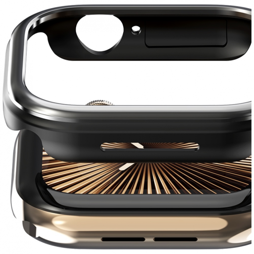 Araree Amy case for Apple Watch 10 46mm gun metal – 3