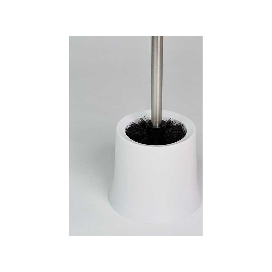 BASIC White brush container + toilet brush, WENKO – 4