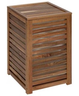 5five Simply Smart ACACIA wooden laundry basket, 65 l