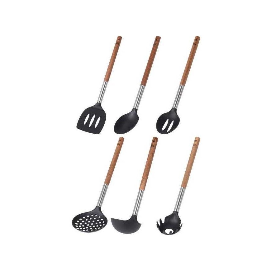 Excellent Houseware Virtuvės reikmenų rinkinys su stovu 7 vnt. – 2