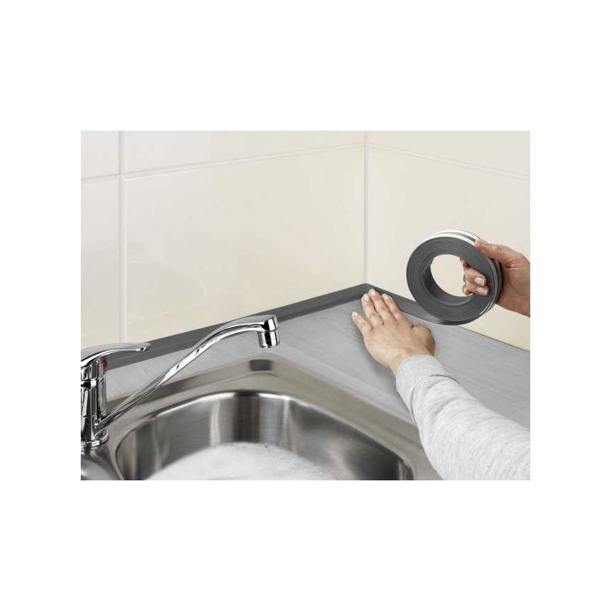 tesa Worktop Sealing Tape 4mx28mm Pilkas – 2