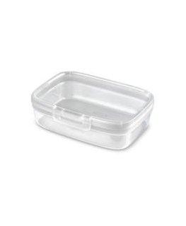 Food Storage Rectangular 1.3L Snap Box Transparent