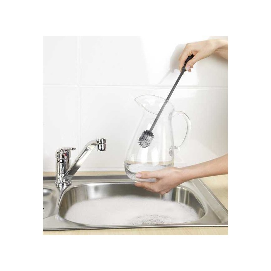 Silikoninis virtuvės šepetys puodeliams, stiklinėms, 38 cm, WENKO – 3