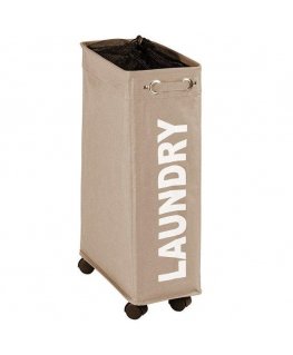 CORNO laundry basket, container 43 l - color taupe, WENKO