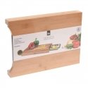 Excellent Houseware Bamboo cutting board with pull-out tray 35x25 cm