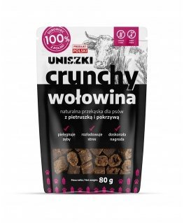 UNISZKI krõmpsuv veiseliha peterselli ja nõgesega - koeramaius - 80g