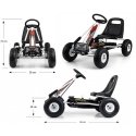 Milly Mally Thor Baltas Pedal Go Kart Milly Mally Thor Baltas Pedal Go Kart
