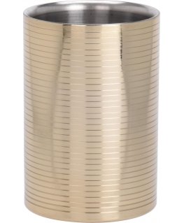 Excellent Houseware Stainless steel bottle cooler, Ø 12 cm, gold