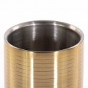 Excellent Houseware Stainless steel bottle cooler, Ø 12 cm, gold Excellent Houseware Stainless steel bottle cooler, Ø 12 cm, gold