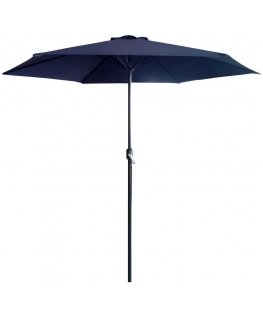 Garden parasol 3 m dark blue / anthracite PATIO