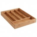 Bamboo Cutlery box, drawer addition - 5 compartments, bamboo wood, 34 x 25 x 4.5 cm Bamboo Cutlery box, drawer addition - 5 compartments, bamboo wood, 34 x 25 x 4.5 cm