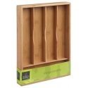 Bamboo Cutlery box, drawer addition - 5 compartments, bamboo wood, 34 x 25 x 4.5 cm Bamboo Cutlery box, drawer addition - 5 compartments, bamboo wood, 34 x 25 x 4.5 cm