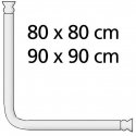 WENKO, Universal Holder Extra Strong White Ø 2.5 cm, White